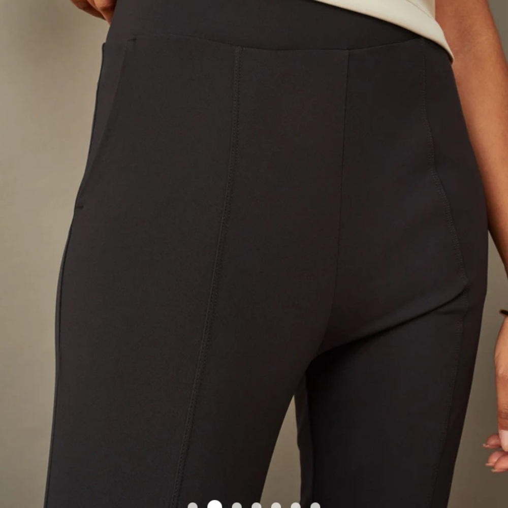 Aday Slim Split Straight Up Pants - Picture 6 of 8